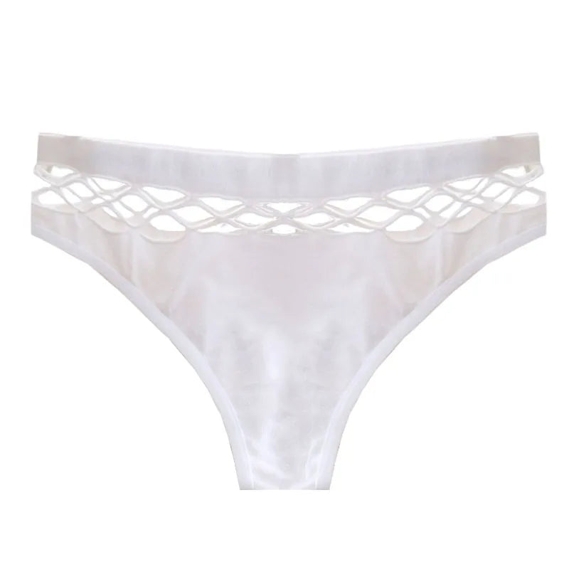INTIMO SECRETS Women’s Hollow-Out Seamless G-String – Sexy Mid-Waist Panties