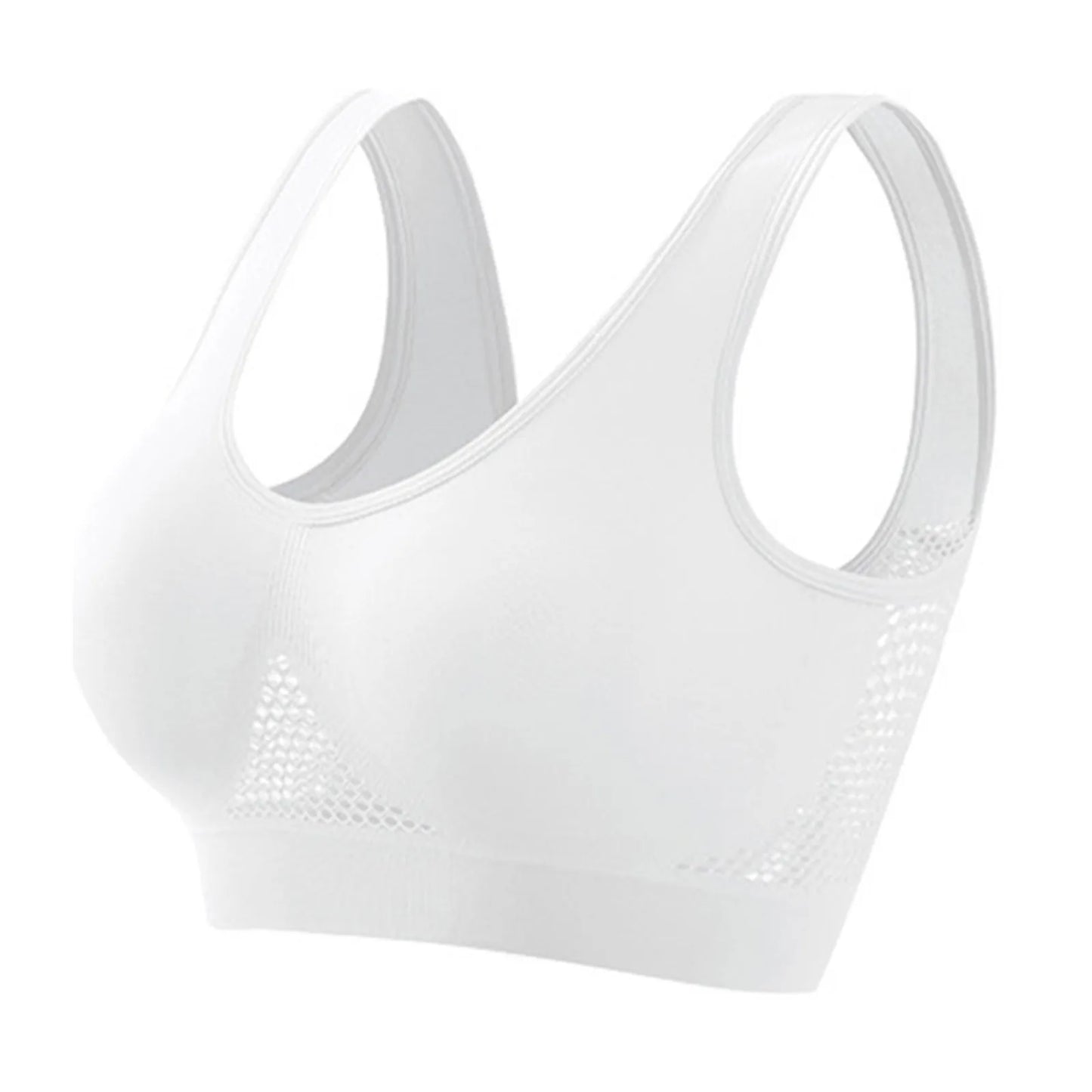 INTIMO SECRETS Wireless Sports Bra – Seamless Push-Up Crop Top