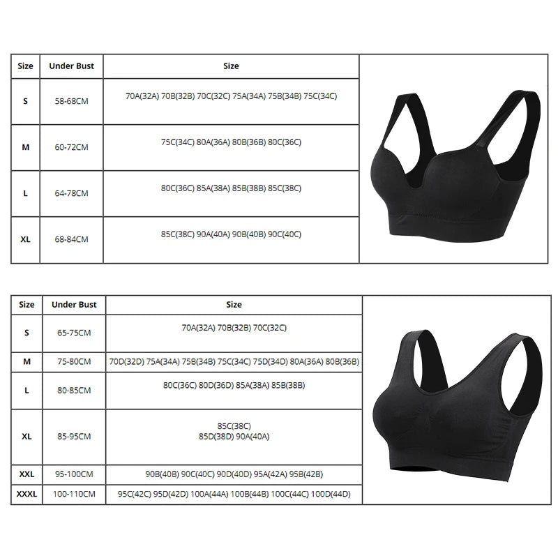 INTIMO SECRETS Wireless Sports Bra – Comfortable Gym & Running Top