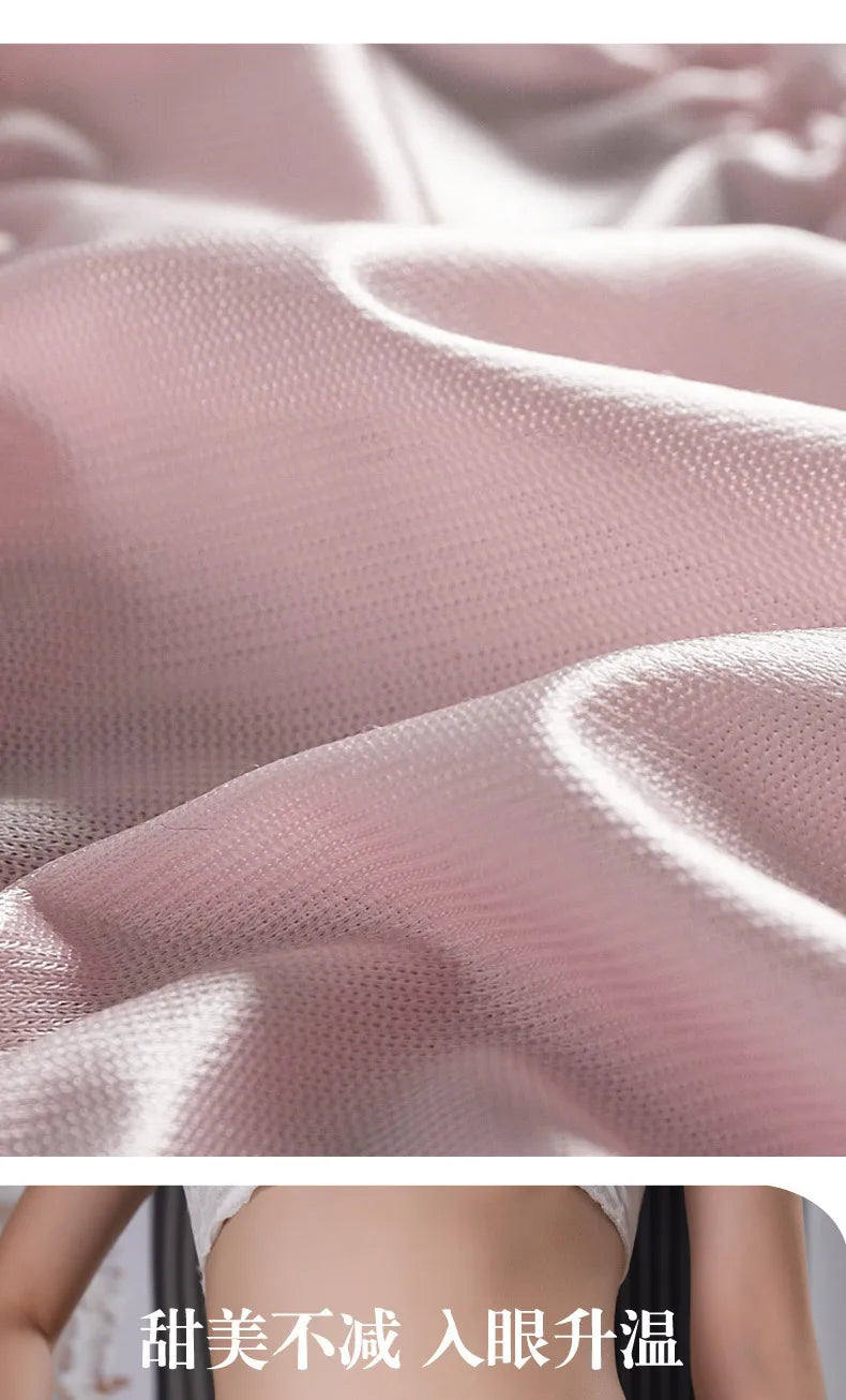 INTIMO SECRETS Women’s Ice Silk G-String – Ultra-Thin Seamless Low-Waist Thong