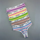 INTIMO SECRETS 3PCS Cotton Thongs – Soft Low-Rise G-String Underwear for Women