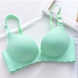 Sexy Push Up Bra Corset Wireless One-Piece Breathable Underwear Gathered Uphold Bra Set for Women Lingerie Seamless Bralette