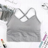 Women Push Up Seamless Sports Bra Workout Female Sport Top Crop Fitness Active Wear for Brassiere Women's Comfort Bra