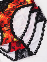 INTIMO SECRETS Halloween Low-Waist Lace Panties – 3 Pack