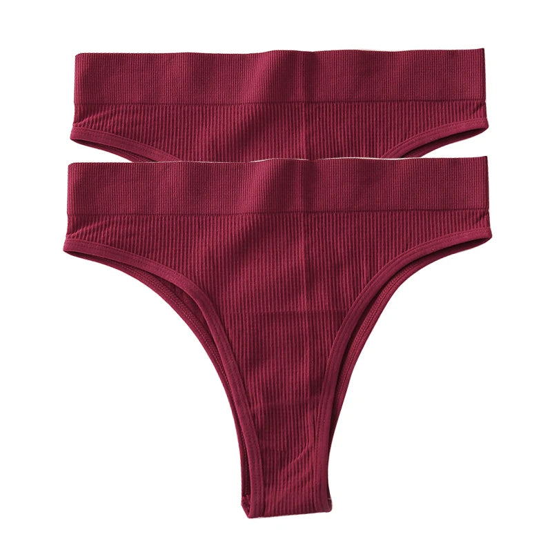 INTIMO SECRETS 2PCS Sexy Thongs – Seamless G-String Underwear for Women