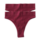 INTIMO SECRETS 2PCS Sexy Thongs – Seamless G-String Underwear for Women