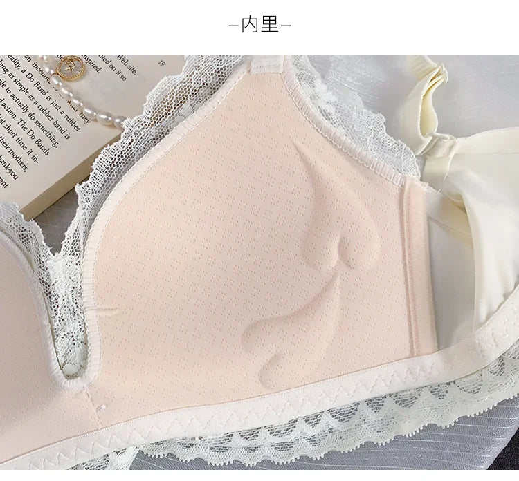 INTIMO SECRETS Japanese Push-Up Bra – Lace Enhancer Wire-Free Lift Bralette