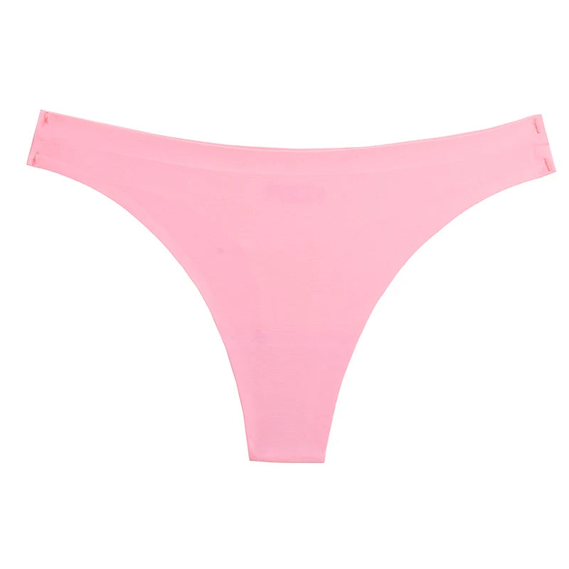 INTIMO SECRETS 3PCS Silk Satin Thongs – Sexy Seamless G-String Underwear for Women