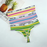 INTIMO SECRETS 3PCS Cotton Thongs – Soft Low-Rise G-String Underwear for Women