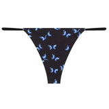 INTIMO SECRETS Ice Silk Seamless Thong - Sexy Butterfly G-String T-Back