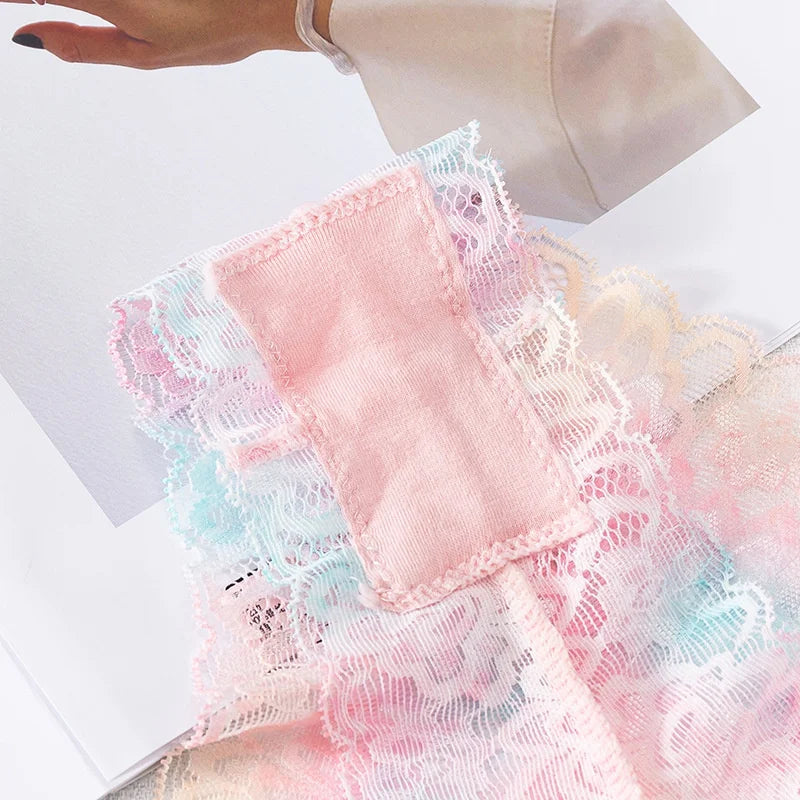 INTIMO SECRETS Women’s Ruffles Seamless T-Back Thong – Sexy G-String Underwear 1PCS