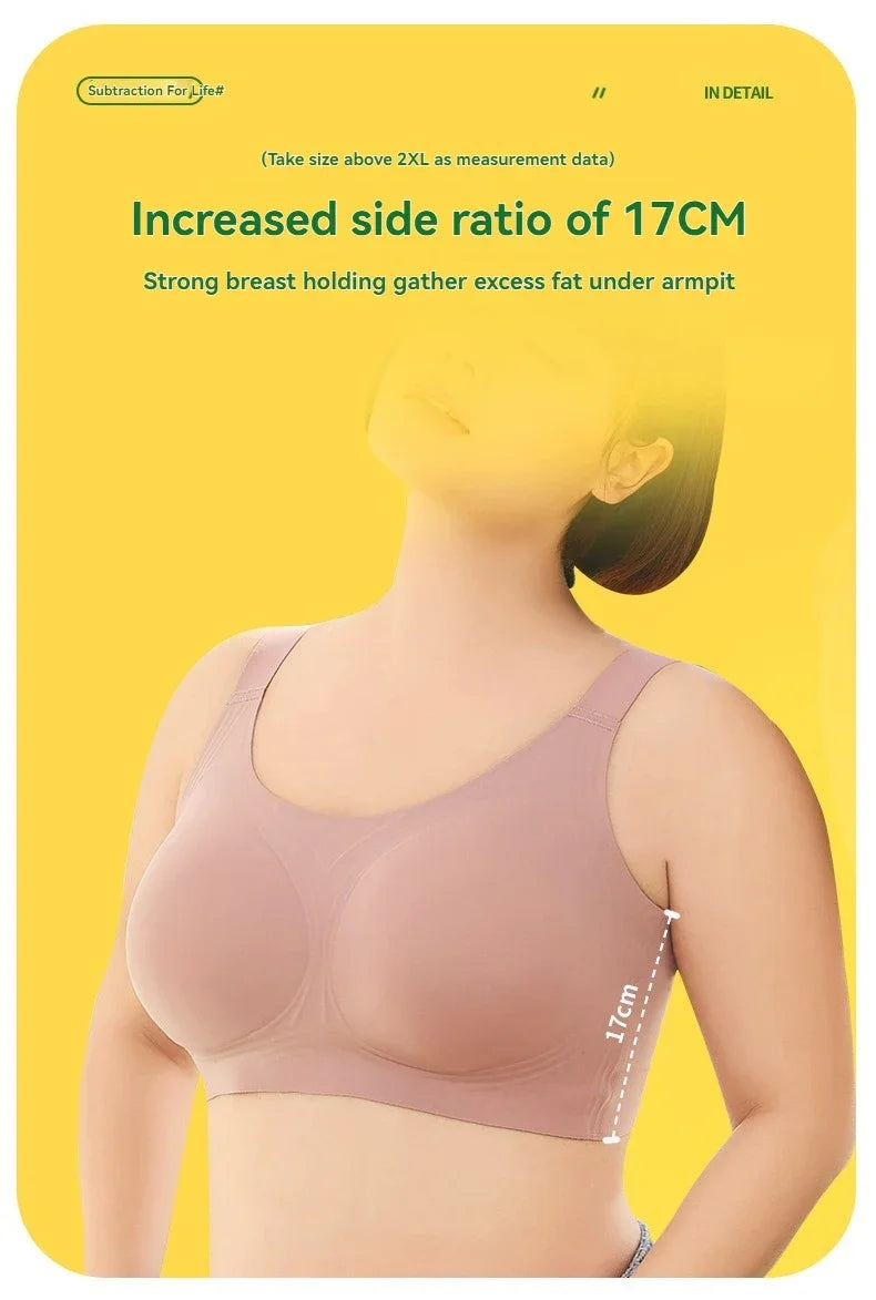 INTIMO SECRETS Ultra-Thin Anti-Sagging Wireless Sexy Gathering Bra