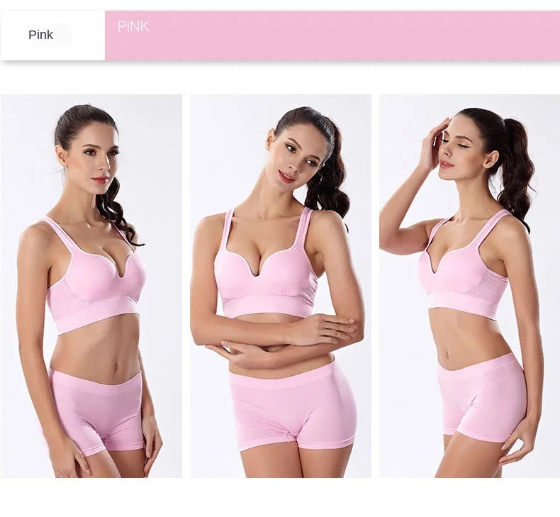 INTIMO SECRETS Women’s Yoga & Fitness Bra – 3D Cup, No Steel Ring