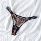 INTIMO SECRETS Rhinestone Letter G-String - Sexy Diamond Fitness Thong