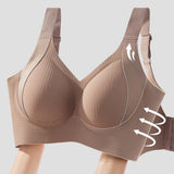 INTIMO SECRETS Seamless Underwear, Thin Style, Large Breasts, Small Breasts, No Wires, Pull-up And Anti-sagging Large Size Bra