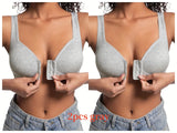INTIMO SECRETS Wire-Free Front Closure Bra – Full Coverage for Women