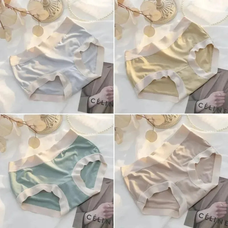 Women'S Modal Panties Seamless Underwear Cotton Breathable Female Underpants Girls Briefs Plus Size Sexy Intimates Lingerie