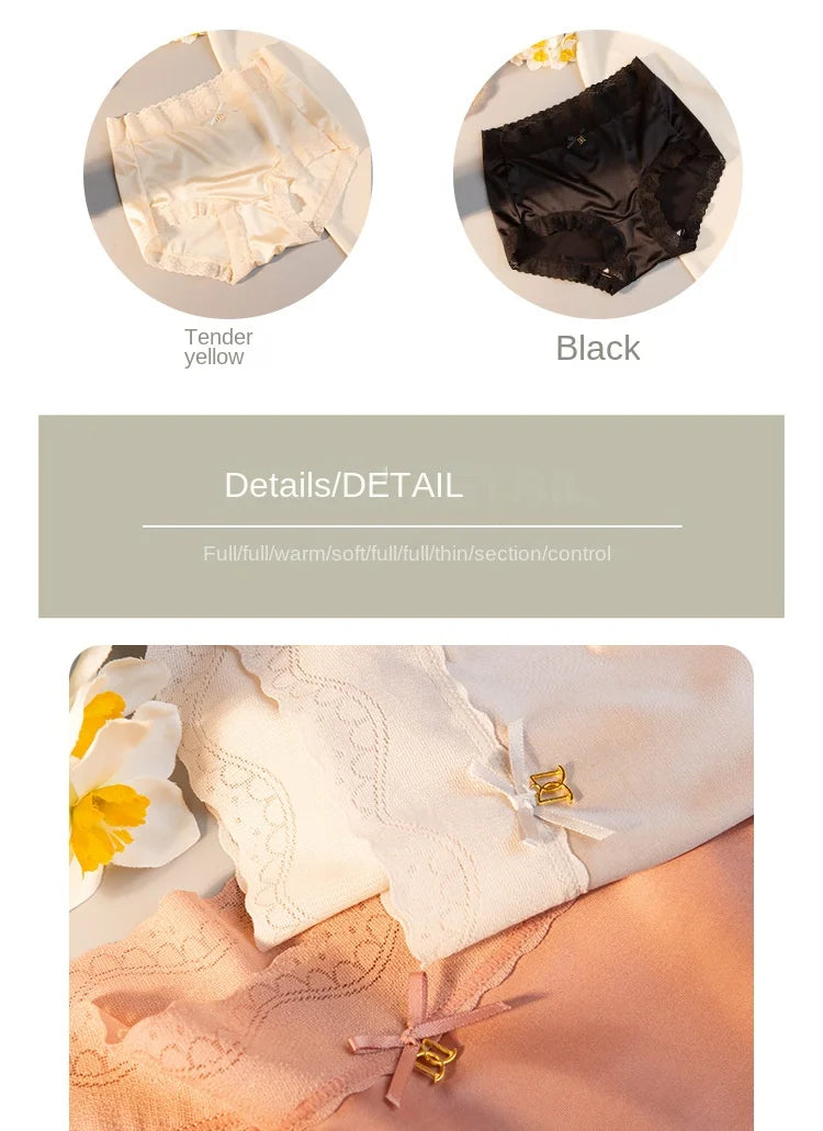 INTIMO SECRETS Women’s Lace Panties – Plus Size High Waist Sexy Lingerie M-XL