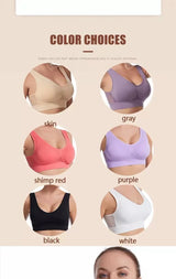 INTIMO SECRETS Seamless Push-Up Mesh Bra – Breathable Sports Bralette