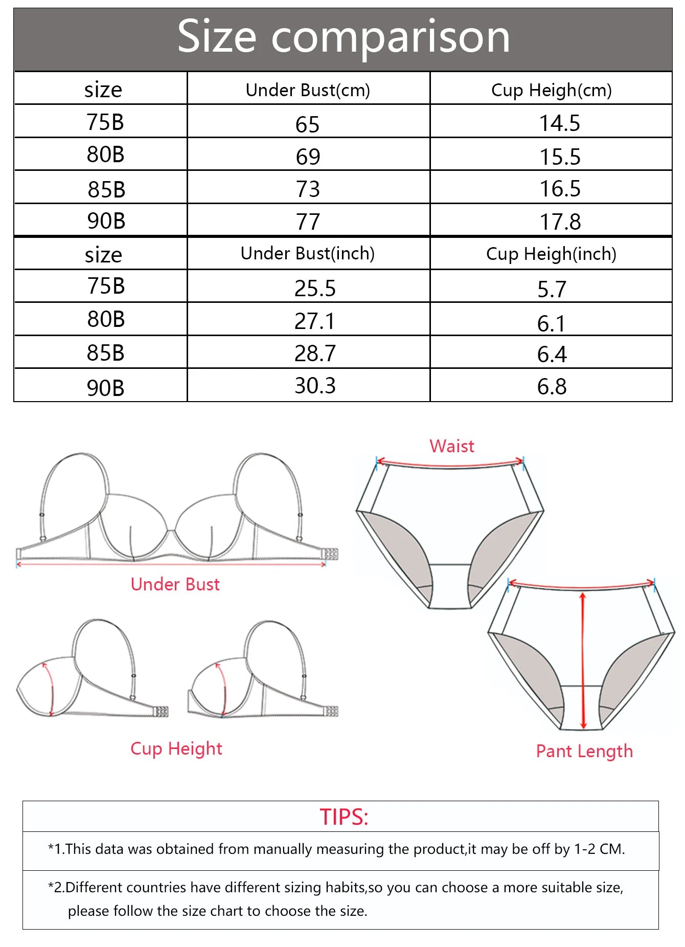 INTIMO SECRETS Embroidered Lace Push Up Bra - Underwire Support Set