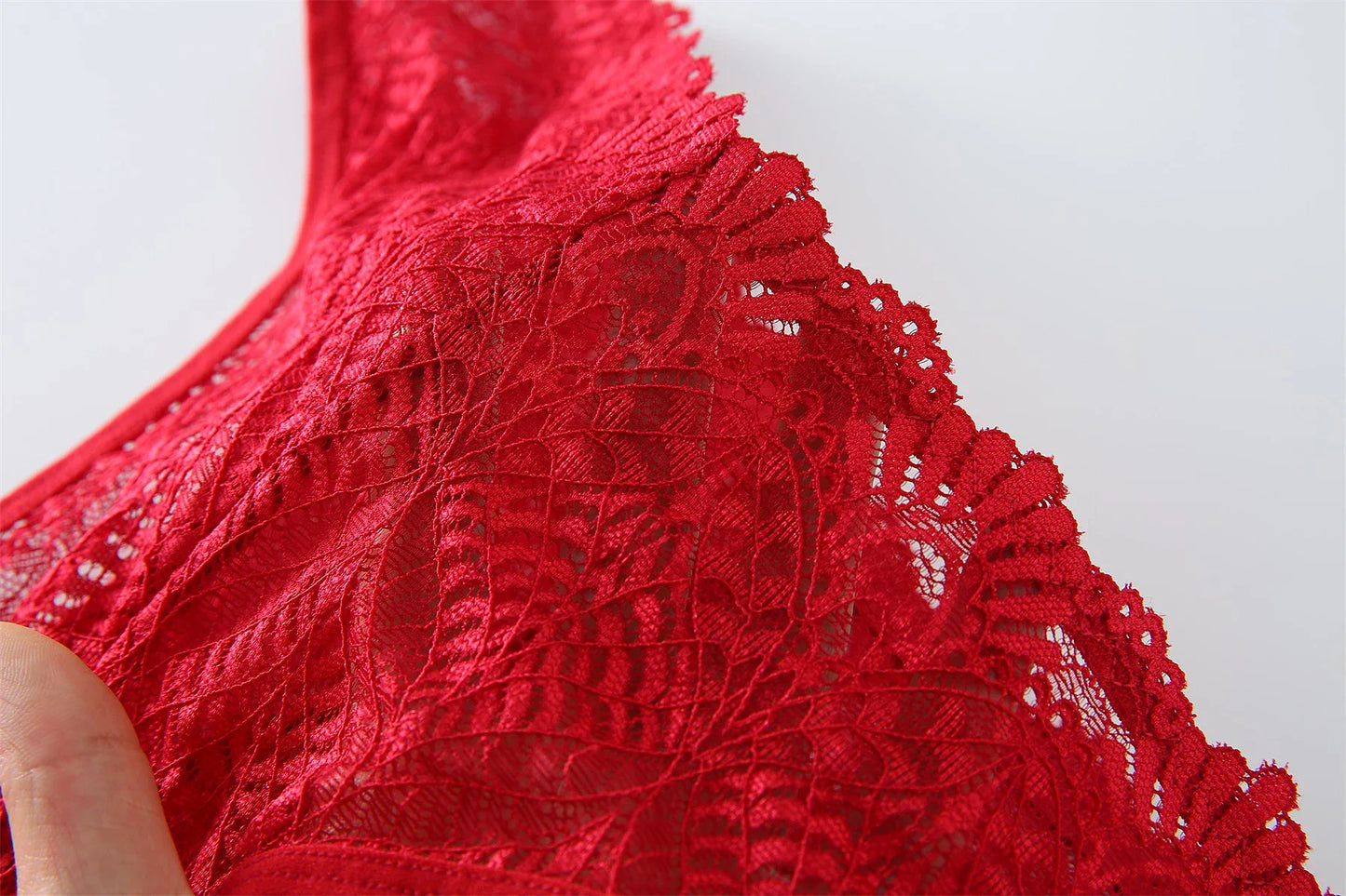 INTIMO SECRETS Women’s Low-Waist Hollow Lace Embroidered Panties – Summer Breathable