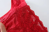 INTIMO SECRETS Women’s Low-Waist Hollow Lace Embroidered Panties – Summer Breathable