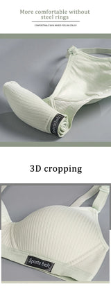 INTIMO SECRETS Women’s Wireless V-Shaped Bra – Seamless, Comfortable AB Cup