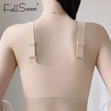 INTIMO SECRETS Plus Size Wireless Front Closure Bra – Seamless Soft Comfort