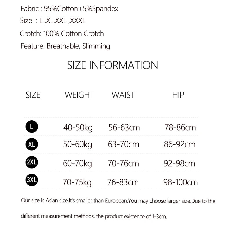 INTIMO SECRETS 4PCS High Waist Cotton Panties – Plus Size Women’s Lingerie