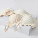 New Top Lace Seamless Women's Underwear Small Chest Gathered Non-slip No Steel Ring Sexy Sling Beautiful Back Bra Thin Section