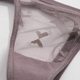 INTIMO SECRETS 2PCS Mesh Thongs – Transparent Seamless G-String Underwear for Women S-XL