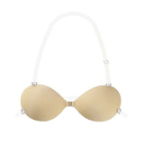INTIMO SECRETS Push-Up Invisible Stick-On Bra – Strapless Seamless Lingerie & Underwear Accessory for Women