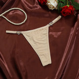 INTIMO SECRETS Women’s Low-Rise Heart Decoration G-String Thong