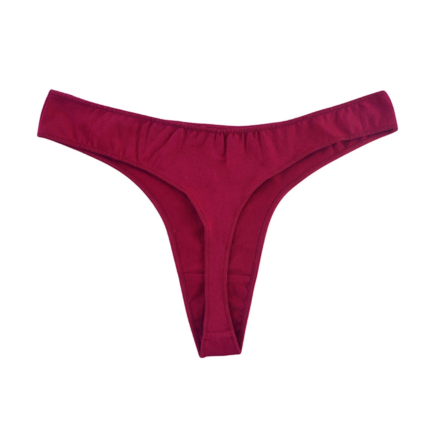INTIMO SECRETS Plus Size Mid-Waist Thong Panties