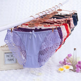 Hot Selling Item Fashion Women Underwear Sexy Lace Transparent Low Waist Hollow T Back Panties Lady Briefs Big Size M-3XL