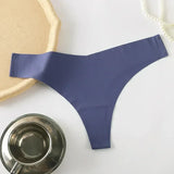 INTIMO SECRETS Ice Silk Thong – Sexy G-String, Low Waist, Seamless Comfort