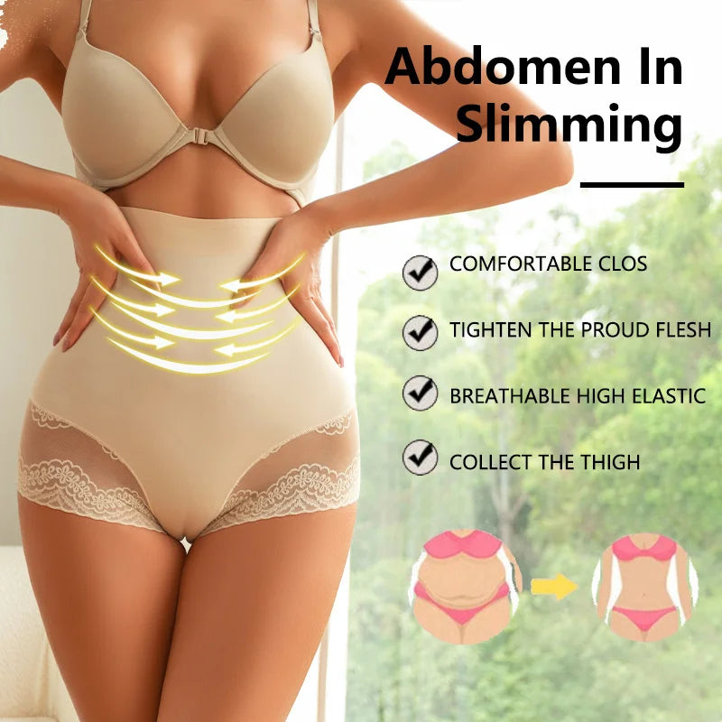 INTIMO SECRETS Seamless High Waist Panties – Plus Size Women’s Shapewear