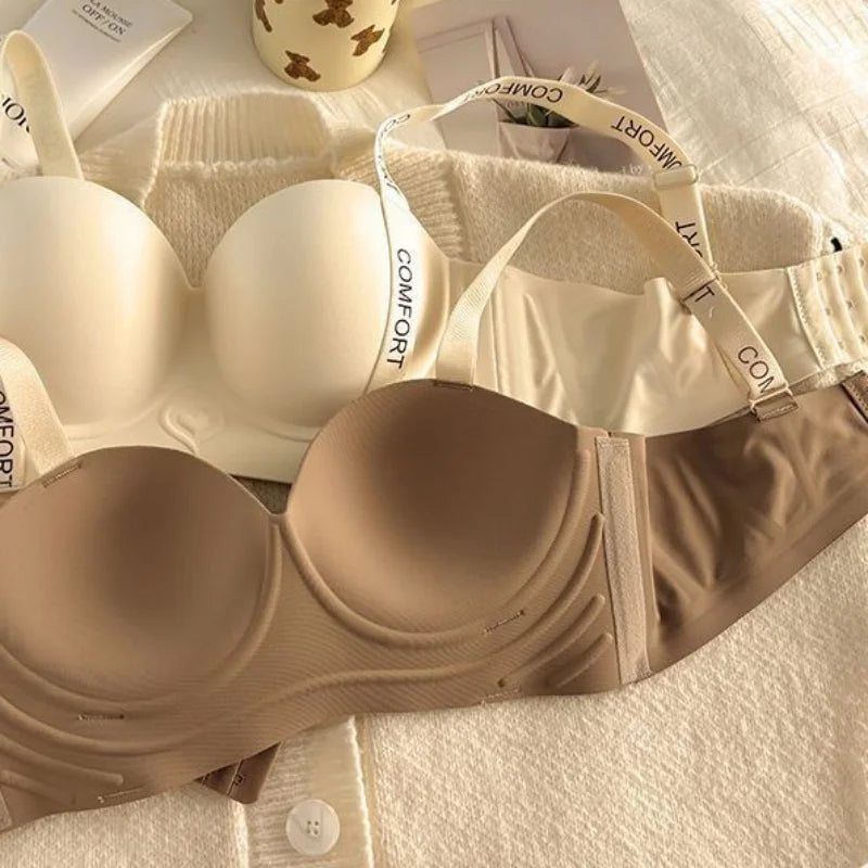 INTIMO SECRETS Women’s Seamless Wire-Free Bra & Brief Set – Scarless Comfort for Small Breasts