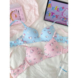 INTIMO SECRETS Hello Kitty Girls’ Cartoon Slimming Bra – Comfortable Active Underwear