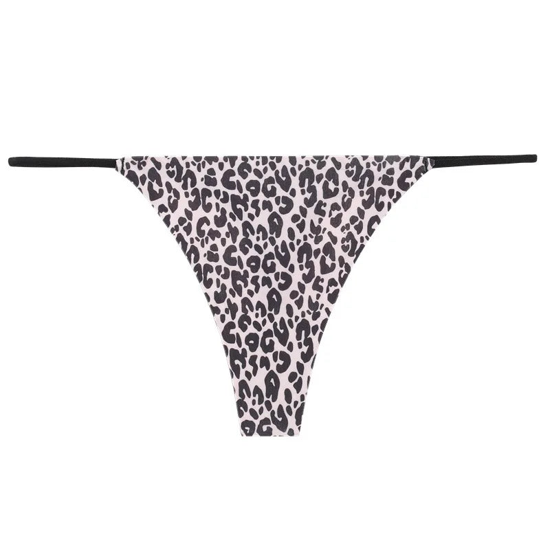 INTIMO SECRETS Ice Silk Seamless Thong - Sexy Butterfly G-String T-Back