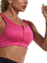 INTIMO SECRETS Women’s Deep U Sports Bra – Shockproof Yoga & Fitness Top