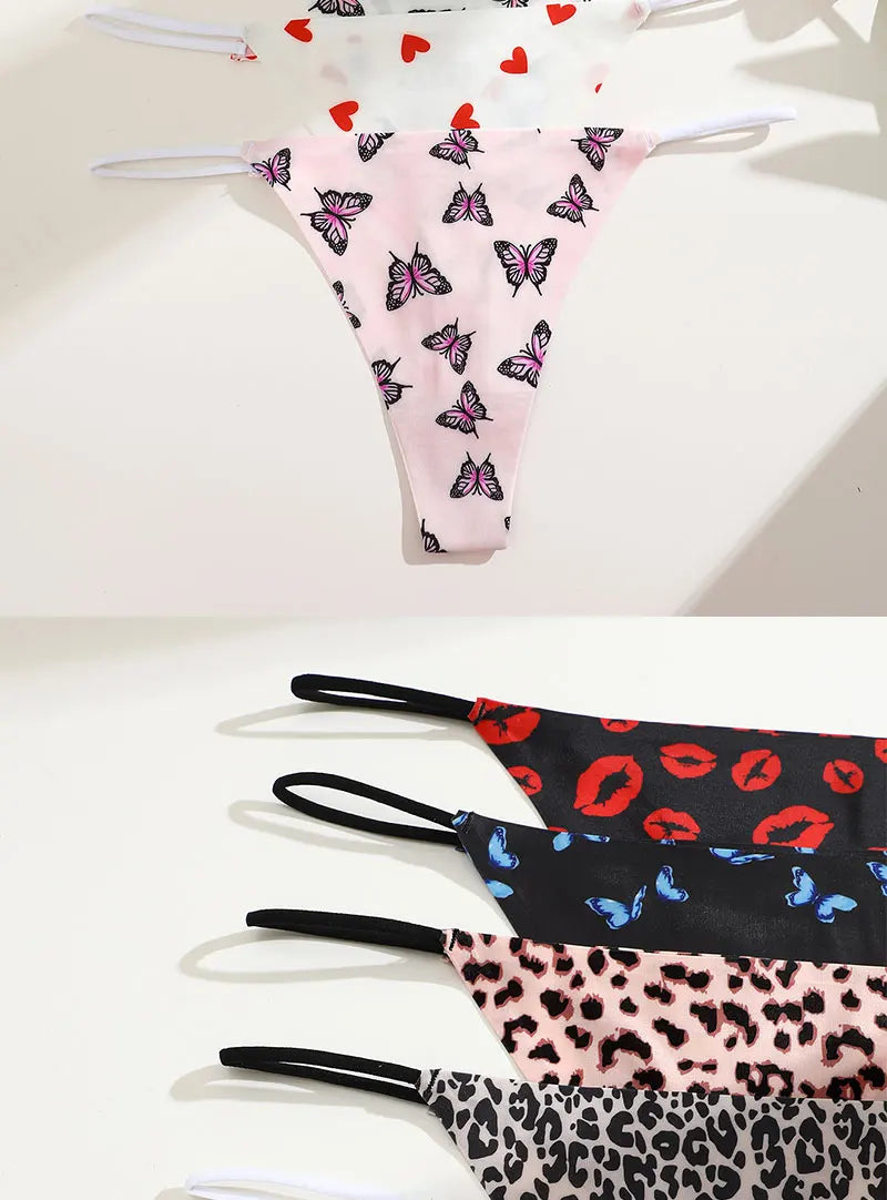 INTIMO SECRETS 7-Pack Seamless Low-Waist Thong Panties for Women