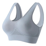 INTIMO SECRETS Women’s Wireless Sports Bra – Breathable Yoga Vest with Removable Pads