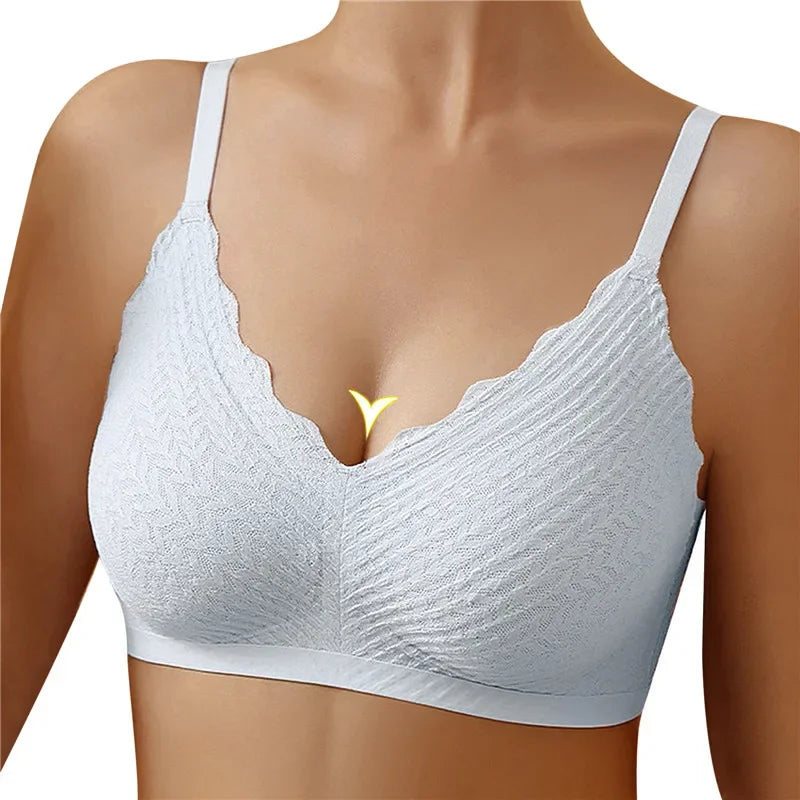 INTIMO SECRETS Ultra-Thin Anti-Sagging Wireless Sexy Gathering Bra