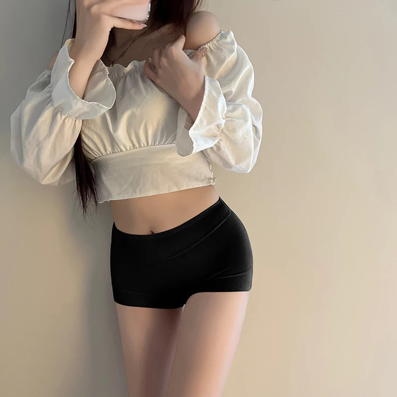 INTIMO SECRETS 3PCS Women’s Cotton Boxer Panties – Plus Size Lingerie