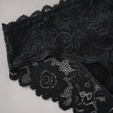 3PCS/Set Luxury Floral Embroidery Lace Panties Women Briefs Sexy Hollow Lingerie Female Underwear Ladies Breathable Underpants
