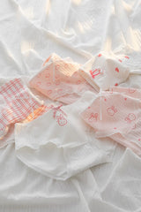 INTIMO SECRETS Women’s Cute Cartoon Fruit Cotton Seamless Panties – Strawberry Print