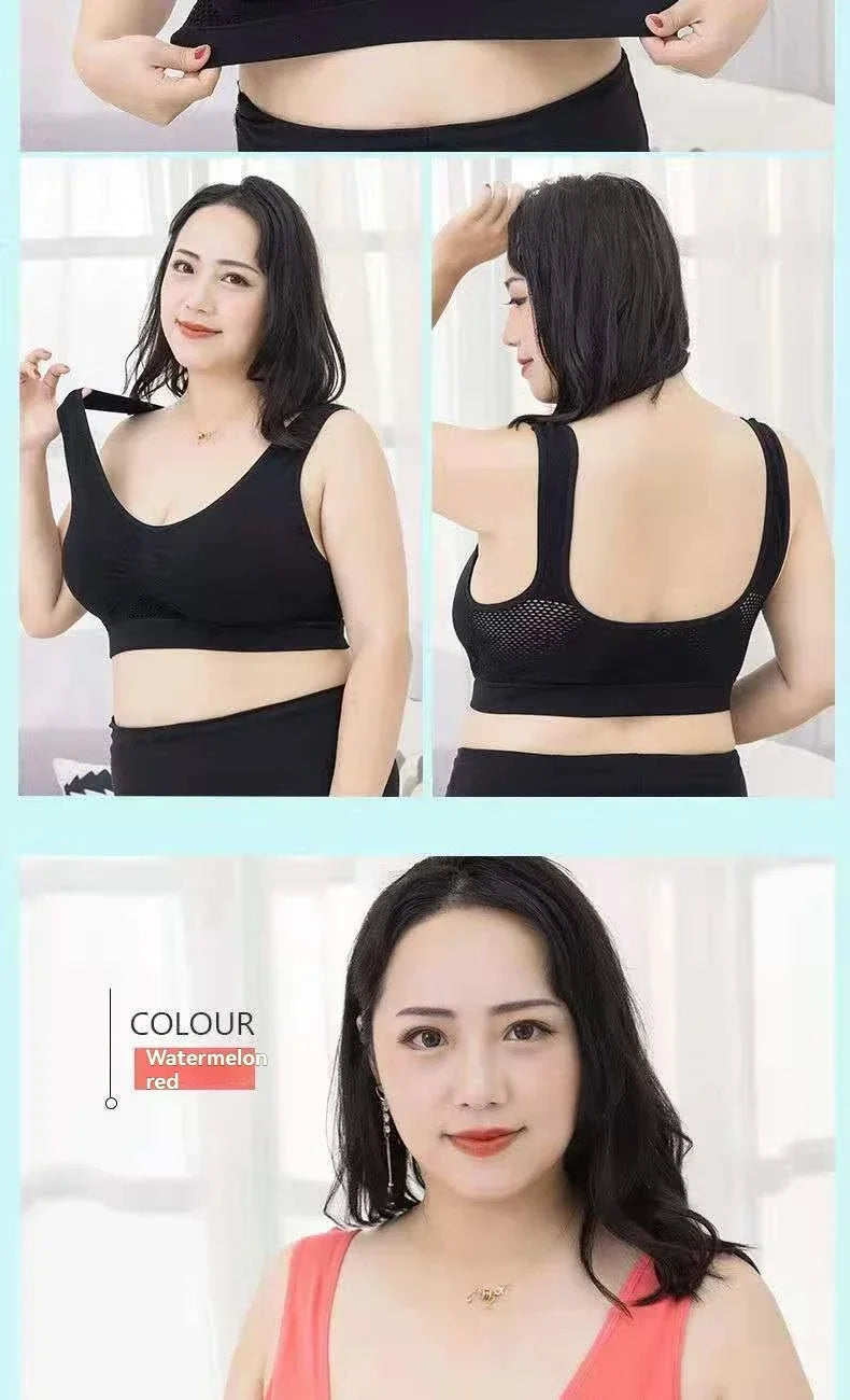 INTIMO SECRETS Women’s Seamless Push-Up Sports Bra – Breathable Active Corset