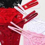 INTIMO SECRETS 5-Pack Multi-Color Plus-Size Women’s Sexy G-String Thongs – Elegant Lingerie 1XL-4XL