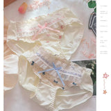 INTIMO SECRETS Lolita Japanese Cute Lace Bra – Small Chest, Wire-Free, Pull-Together